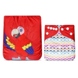 HappyFlute New One Piece Design 3-15KG Baby Soft Suede Cloth Inner Can Be Adjustable &Reusable Diaper Pocket Baby Cloth Diaper