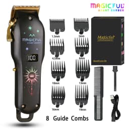 MAGICFUL New Professional Hair Clipper Rechargeable Electric Trimmer For Men Beard Kids Barber Cutting Machine Haircut Machine