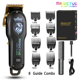 MAGICFUL New Professional Hair Clipper Rechargeable Electric Trimmer For Men Beard Kids Barber Cutting Machine Haircut Machine