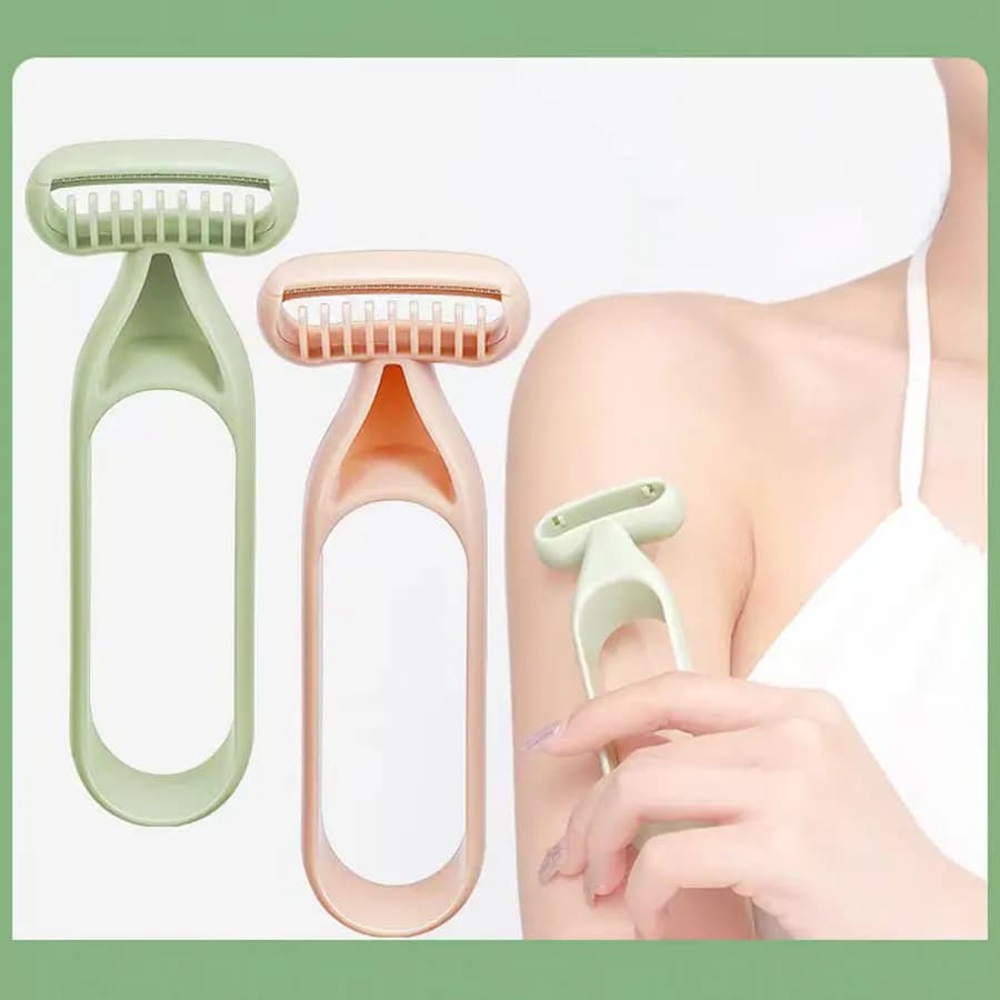 Non-Sensory Armpit Hair Razor, Leg Hair and Armpit Hair Razor, Macro Blade for Gentle Shaving