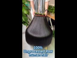 16A Raw Virgin Bone Straight 100% Human Hair Bundles Double Weft Unprocessed Vietnamese Hair Extensions 10-36 inch Natural Black