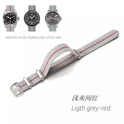 Elastic Nylon Watchband 60s French Troops Parachute Bag Nato Strap 18mm 20mm 22mm Smartwatch Outdoor Sport waterproof bracelet