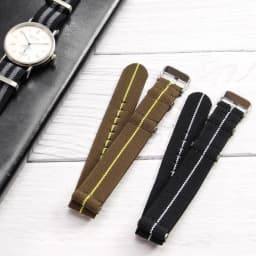 Elastic Nylon Watchband 60s French Troops Parachute Bag Nato Strap 18mm 20mm 22mm Smartwatch Outdoor Sport waterproof bracelet