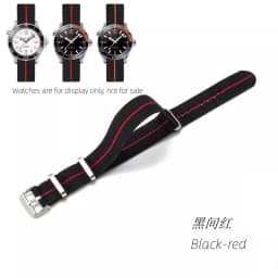 Elastic Nylon Watchband 60s French Troops Parachute Bag Nato Strap 18mm 20mm 22mm Smartwatch Outdoor Sport waterproof bracelet