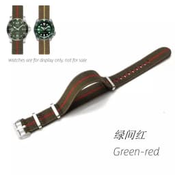 Elastic Nylon Watchband 60s French Troops Parachute Bag Nato Strap 18mm 20mm 22mm Smartwatch Outdoor Sport waterproof bracelet