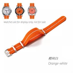 Elastic Nylon Watchband 60s French Troops Parachute Bag Nato Strap 18mm 20mm 22mm Smartwatch Outdoor Sport waterproof bracelet