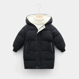 Kids Down Long Outerwear Winter Autumn Teen Cotton Clothes Boys Girls Cotton-Padded Parka Coats Big Children Thicken Warm Jacket