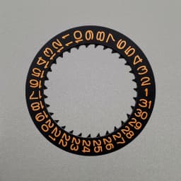 NH35 NH36 Date Dial Fits NH35 NH36 NH34 Movement SKX007 SKX009 Red Blue Black Automatic Mechanical Movt Day Date Dial Wheel