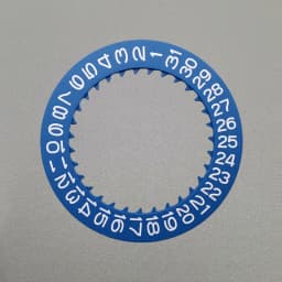 NH35 NH36 Date Dial Fits NH35 NH36 NH34 Movement SKX007 SKX009 Red Blue Black Automatic Mechanical Movt Day Date Dial Wheel