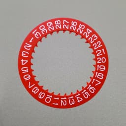 NH35 NH36 Date Dial Fits NH35 NH36 NH34 Movement SKX007 SKX009 Red Blue Black Automatic Mechanical Movt Day Date Dial Wheel