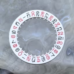 NH35 NH36 Date Dial Fits NH35 NH36 NH34 Movement SKX007 SKX009 Red Blue Black Automatic Mechanical Movt Day Date Dial Wheel