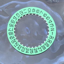 NH35 NH36 Date Dial Fits NH35 NH36 NH34 Movement SKX007 SKX009 Red Blue Black Automatic Mechanical Movt Day Date Dial Wheel