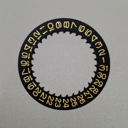 NH35 NH36 Date Dial Fits NH35 NH36 NH34 Movement SKX007 SKX009 Red Blue Black Automatic Mechanical Movt Day Date Dial Wheel