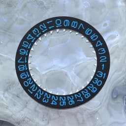 NH35 NH36 Date Dial Fits NH35 NH36 NH34 Movement SKX007 SKX009 Red Blue Black Automatic Mechanical Movt Day Date Dial Wheel