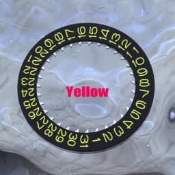 NH35 NH36 Date Dial Fits NH35 NH36 NH34 Movement SKX007 SKX009 Red Blue Black Automatic Mechanical Movt Day Date Dial Wheel