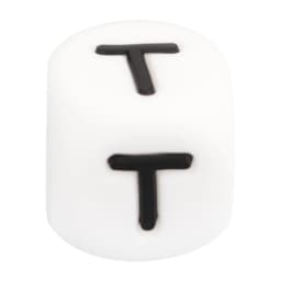LOFCA 40PCS/Lot Alphabet 12mm Food Grade Letter Silicone Beads Baby Bead Pacifier Chain BPA Free  for Name Make DIY Necklace