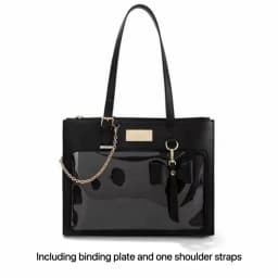 Women's Fashion Bow Ita Bag Fashion Tote Bag Sweet Girl Transparent Crossbody Bag Lolita Shoulder Bag DIY Display Badge Handbags