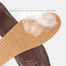 Cut Size Ultra Thin Breathable Leather Shoe Insoles Large Size Absorb Sweat Deodorant Replacement Inner Soles Shoe Insole Pads