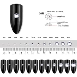 Hotfix Rhinestone Crystal Clear AB Flatback Iron On Strass Stones Hot Fix Rhinestones for Needlework Decorations Clothes Beads