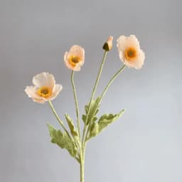 Artificial Flowers Fake Poppy Silk Flowers Long Stem Housewarming Garden Table Wedding DIY Party Wedding Bridal Bouquet Decor