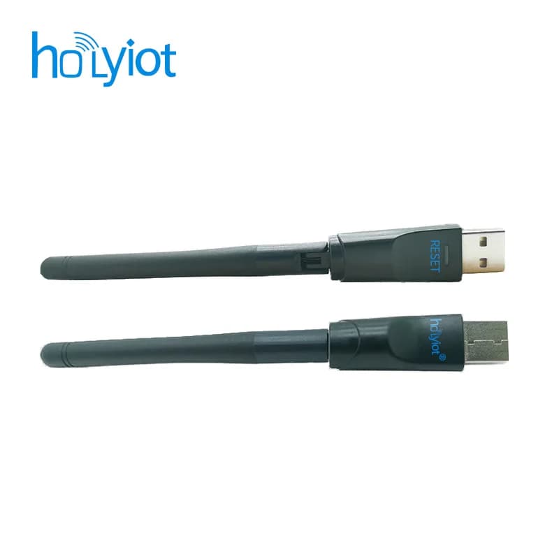 Holyiot nRF52840+PA Bluetooth Low Energy Programmable USB Magnetic Suction Reset Serial Receiver Dongle Support DFU