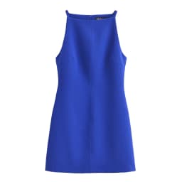 HXAO New White Black Dress Women Off Shoulder Halter Short Dresses Summer Elegant Party Dresses Bodycon Red Blue Mini Dress