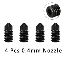 Hotend Kit For Bambu Lab A1/A1 Mini High Flow 0.2/0.4/0.6/0.8mm Hardened Steel Nozzle Quick Swap Hot End Assembly Replacement