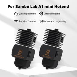 Hotend Kit For Bambu Lab A1/A1 Mini High Flow 0.2/0.4/0.6/0.8mm Hardened Steel Nozzle Quick Swap Hot End Assembly Replacement
