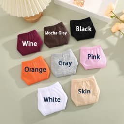 5Pcs/set Low-Rise Waist Panties Sexy G-string Cotton Seamless High Elasticity Underpants Solid Color Breathable Lady Underwear