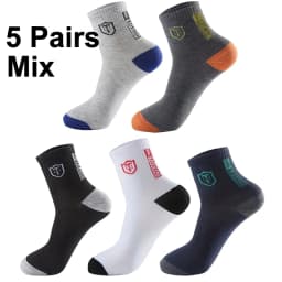 2/5/10 Pairs Neutral Spring Summer Mid Tube Socks Comfortable Breathable for Outdoor Sports in All Seasons Daily Business Wear