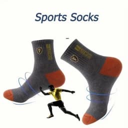 2/5/10 Pairs Neutral Spring Summer Mid Tube Socks Comfortable Breathable for Outdoor Sports in All Seasons Daily Business Wear