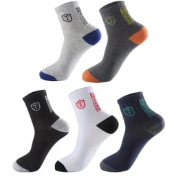 2/5/10 Pairs Neutral Spring Summer Mid Tube Socks Comfortable Breathable for Outdoor Sports in All Seasons Daily Business Wear