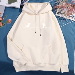Network Malfunction Little Dinosaur Hoody Men Women New Thicken Pullover Hoodie Cute Pocket Sweatshirt Autumn Warm O-Nec Hoody
