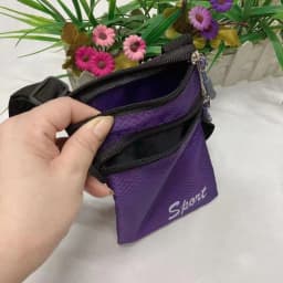 Fashionable Solid Color Phone Bag Square Simple Shoulder Bag Crossbody Bags Outdoor Hanging Bag Coin Purse Letter Storage Bag