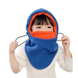 Kids Winter Fleece Balaclava Hat Thermal Neck Warm Full Face Ski Mask Hood Cap Boys Girls Children Cap for 3-10 Years