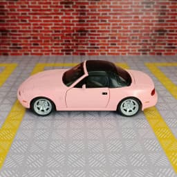 1:32 Mazda MX5 Supercar Alloy Die Cast Toy Car Model Sound and Light Pull Back Toy Collectibles Birthday gift