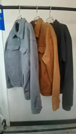 Autumn Jackets Oversize Casual Clothes High Street Pockets Laper Zipper Suede Thick Coat Mens Windbreaker Loose