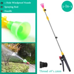 Retractable 0.45-0.8m Spraying Rod For Hand Pressure Sprayer Outdoor Garden Pesticide Spray Tree Watering Can Accessories