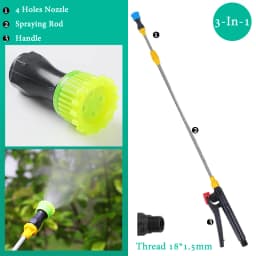 Retractable 0.45-0.8m Spraying Rod For Hand Pressure Sprayer Outdoor Garden Pesticide Spray Tree Watering Can Accessories