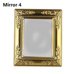 Mini Resin Wall Picture Dollhouse Ornament 1:12 Vintage Framed Photos Miniature Oil Painting Doll Accessories Kids Toys Supplies