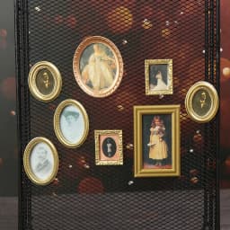 Mini Resin Wall Picture Dollhouse Ornament 1:12 Vintage Framed Photos Miniature Oil Painting Doll Accessories Kids Toys Supplies
