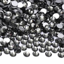 QIIY Top Quality Glass Flat Back Rhinestones Glitter Crystal AB Stones Glue On Strass Rhinestone for Nail Art Clothes Decoration