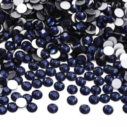QIIY Top Quality Glass Flat Back Rhinestones Glitter Crystal AB Stones Glue On Strass Rhinestone for Nail Art Clothes Decoration