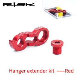 RISK Bicycle Rear Derailleur Hanger Extension Road MTB Mountain Bike Cycling Frame Gear Tail Hook Extender Convertor Adapter