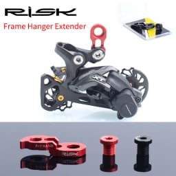 RISK Bicycle Rear Derailleur Hanger Extension Road MTB Mountain Bike Cycling Frame Gear Tail Hook Extender Convertor Adapter