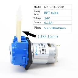 DC 12V/24V Dosing Pump Peristaltic Pumps Dosing Head With Connector For Arduino Aquarium Lab Analytic Diy Liquids Motor Tools