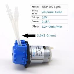 DC 12V/24V Dosing Pump Peristaltic Pumps Dosing Head With Connector For Arduino Aquarium Lab Analytic Diy Liquids Motor Tools