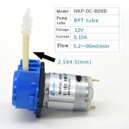 DC 12V/24V Dosing Pump Peristaltic Pumps Dosing Head With Connector For Arduino Aquarium Lab Analytic Diy Liquids Motor Tools