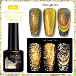 LILYCUTE 7ml 9D Cat Magnetic Gel Nail Polish Iridescent Magnet Semi Permanent Soak Off UV LED Manicure For Nail Art Gel Varnish