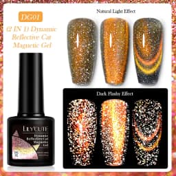 LILYCUTE 7ml 9D Cat Magnetic Gel Nail Polish Iridescent Magnet Semi Permanent Soak Off UV LED Manicure For Nail Art Gel Varnish